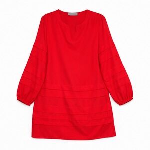 Coolibar UPF 50+ Red Sun Protection Dress XL Long Sleeve Modest
